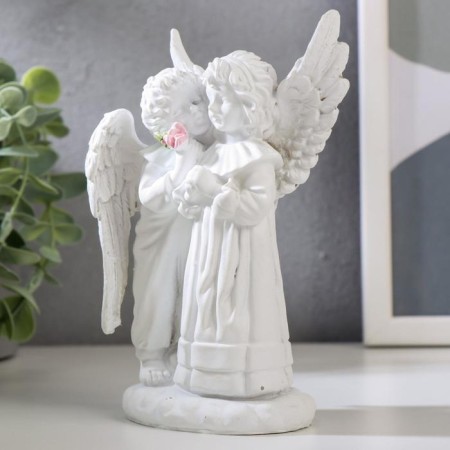 Polystone souvenir "Snowty Angels - Secret" 14.7x10x7 cm-3