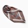 Women's scarf minku 70*70 cm, coffee