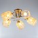Lina chandelier 5x60W E27 gold 56x56x26 SVK