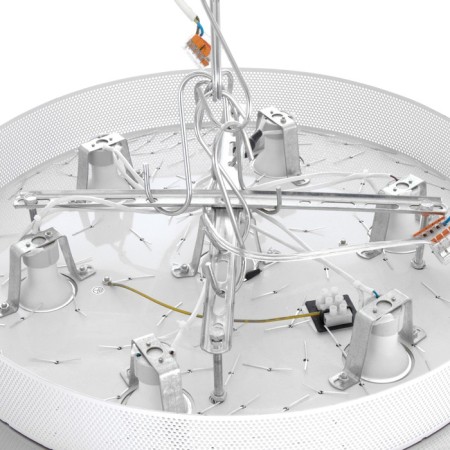 Lamp cascade "Star" 6xled chrome 50x50x84cm Bayerlux-9