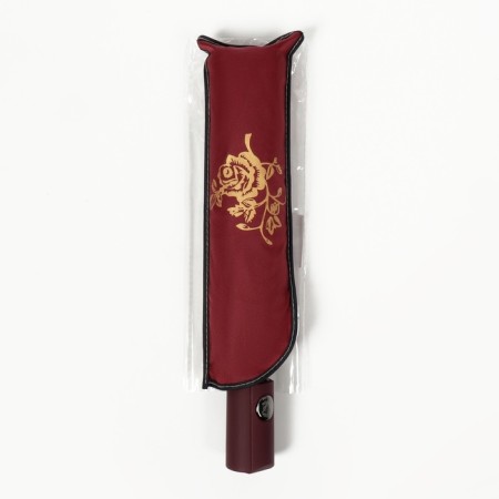 The semi -automatic “roses” umbrella, with a manifested pattern, Eponge, 3 additions, 8 spokes, r = 48 cm, color mix-15