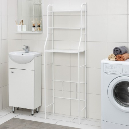 Rack over the toilet, 48 × 26 × 156 cm, white color-2