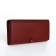 Women's wallet on magnets, burgundy color