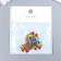 Decor for creativity Metal, enamel "Rainbow slices" 2x1.7 cm