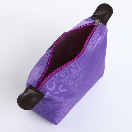 Lightning cosmetic bag, purple color-2