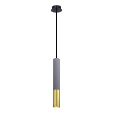 Suspension lamp ST LUCE. ST154.713.01. 1x5 W, GU10, 5.5x5.5x51 cm, color gray color