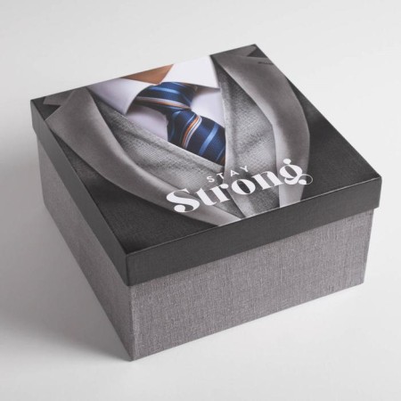 Set of boxes 5 in 1, gift packaging, "gentleman", 14 x 14 x 8 - 22 x 22 x 12 cm-3