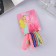Hair gum "Grandient" (set 6 pcs) lace, 4.5 cm, mix