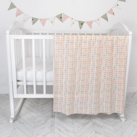 Fleet blanket "Maranta", size 100x118 cm