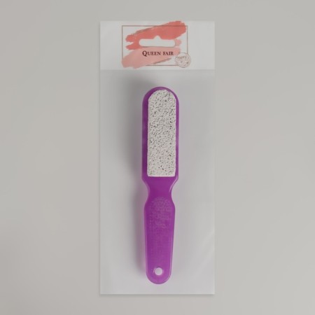 Pumza for pedicure, with a brush, bilateral, 15.5 cm, color mix-4