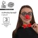 Clown carnival set, nose, butterfly, glasses