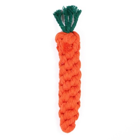 Cable toy "carrots", up to 18 cm, up to 50 g, orange/green-1