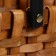 Wicker basket, sequoia, 22x15xh12.5/26 cm, brown