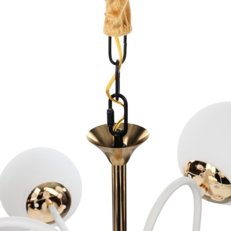 Causte "Punto" 9he27 white-gold 76x76x78 cm-13