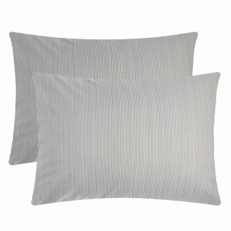 Grey Line pillowcase set, 50x70 cm - 2 pcs, 100% cotton, calico