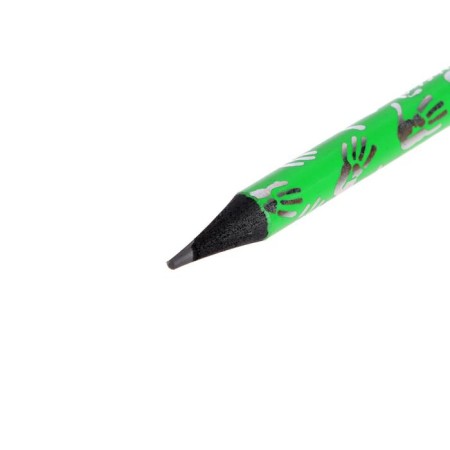 Pencil Blackographic hardness of the NV "Hands" with an eraser, sharpened, round, mix-8