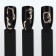 Nail stickers "glare", voluminous, golden color