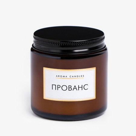 Candle in the bank Aromatic "Provence", 6.2x6.2x6.5 cm, 9 hours-4
