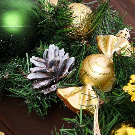 Festive wreath "Christmas", handmade-2