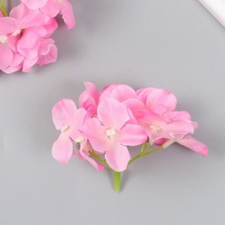 Flowers for decorating "hydrangea" pink 10x10 cm