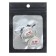 Set: nipple - Orthodontic dummy with the holder “I love dad”, with a cap, from 6 months, silver, rhinestones, rhinestones