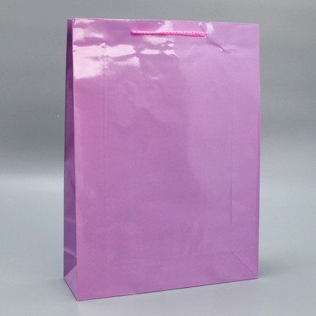 Gift package laminated, packaging, "lilac", l 28 x 38 x 9 cm-2
