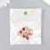 Decor for creativity metal, rhinestones "Three hearts in one" red, gold 0.8x1.6x1.7 cm