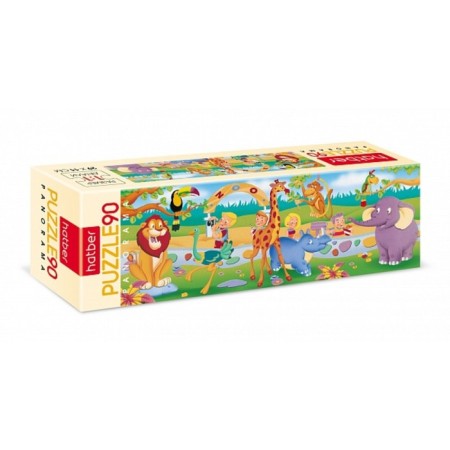 Puzzle "In the Zoo", 90 elements