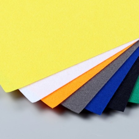 A set of felt (hard) 1 mm 20x30 cm 10 sheets. Assorted-1