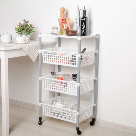 Floor eboe 4 sectional, on wheels, color mix-1
