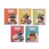 Notebook 18 sheets in the Calligrata line "Raccoon", cover coated cardboard, varnish, block offset, white 95%, mix