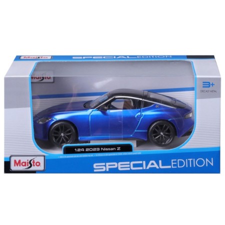 MASTO DIE-CAST 2023 Nissan Z machine, opening doors, 1:24, blue color-10
