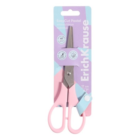 Scissors 17 cm Erichkrause Easycut "Pastel" mix-6