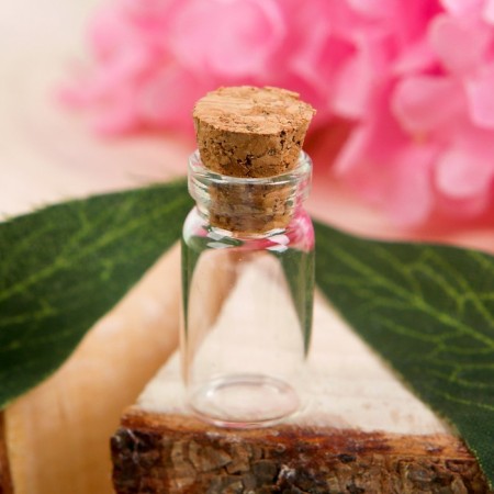 The basis for creativity and decoration is a bottle with a cork, 1 ml, a bottle: 2.5 × 0.7 cm