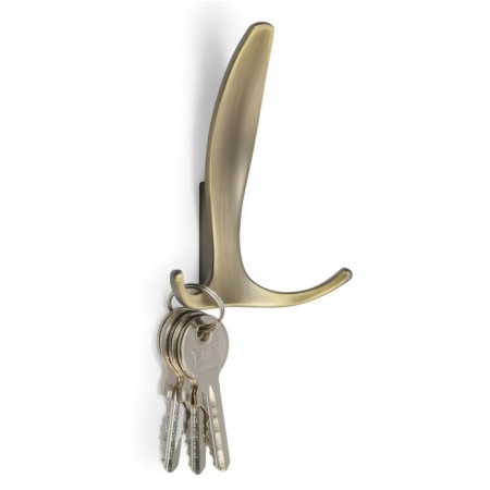 Furniture hook Cappio Flat, three -rod, bronze-2