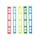 Motovilo, 1-in-line, for fishing rods, fluorescent, 230 x 23 mm, 10 pcs.