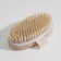 Massage brush for the body of the share, natural bristles