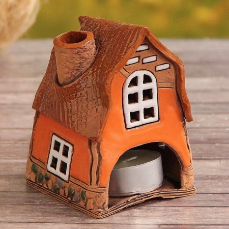 Aroma lace house "Fun", small, 9 cm, handmade, mix-1