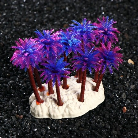 Artificial aquarium "Island", 8 x 8 cm