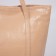 Zipper bag with lightning, beige color