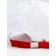 Baseball cap with cuts minku color white, rr 58