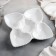 Menzhitsa ceramic 5 cells "Heart", 25 × 5 cm, white color