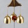 Wind Music Metal "Filin" 3 bells 37.5 cm