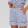 COMPLEMENT WOMEN COMMUNICATION (shirt/shorts), blue/red color, size 56
