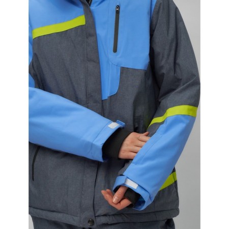 Ski suit female, size 58, blue color-8