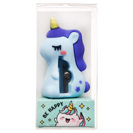 Meshu sharpener, "unicorn", 1 hole, mix-3