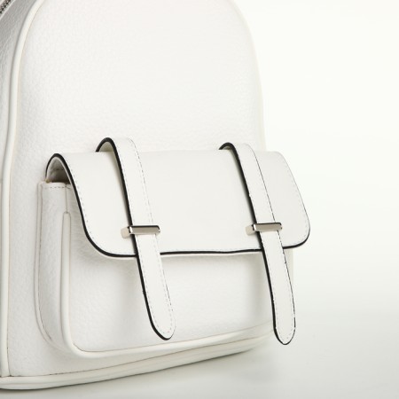 City backpack on lightning, white color-2