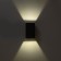 Alpine lamp 1xLED 2W 4000K IP66 Black 9x11x15 cm