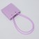 Flower bag, square, lilac, moisture -resistant, 13x12x12 cm
