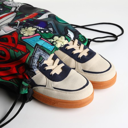 Back for shoes on the lace, green color/multi -colored-3
